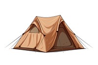 Tent camping white background recreation. AI generated Image by rawpixel.