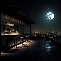 Moon astronomy lighting night. AI generated Image by rawpixel.