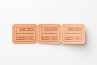 Ticket text white background technology. AI generated Image by rawpixel.