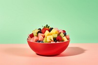 Fruit salad strawberry plant. AI generated Image by rawpixel.