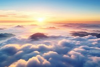 Nature cloud landscape mountain. 