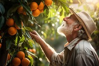 Fruit outdoors nature orange. 