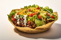 Taco vegetable salad food. 