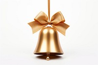 Bell christmas white background celebration. AI generated Image by rawpixel.