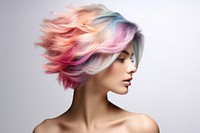 Fashion adult hair wig. AI generated Image by rawpixel.