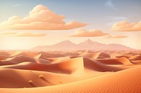 Desert landscape outdoors horizon. 