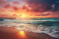 Beach landscape outdoors horizon. 