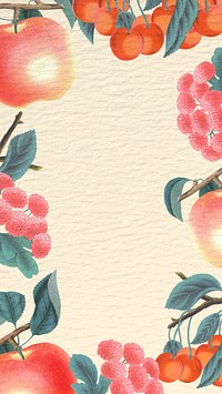 Apple camellia frame, iPhone wallpaper