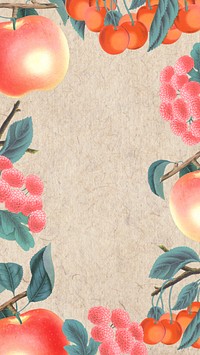 Apple camellia frame, iPhone wallpaper