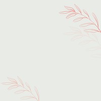 Pink leaf illustration background design