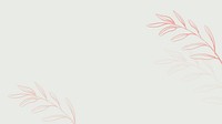 Pink leaf illustration desktop wallpaper