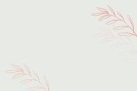 Pink leaf illustration background design