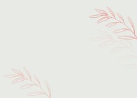 Pink leaf illustration background design