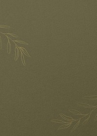 Green botanical leaf background design