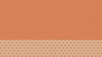 Orange polka dot desktop wallpaper