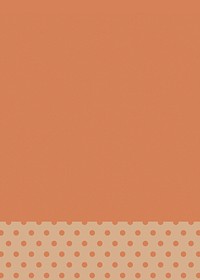 Orange polka dot background design