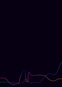 Gradient line, black background design