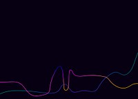 Gradient line, black background design