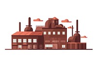 Chocolate factory architecture building technology. AI generated Image by rawpixel.
