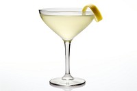 Cocktail martini drink white background. 