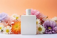 Perfume bottle flower cosmetics. 