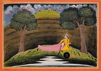 The Swooning of Lakshmana, Folio from a Ramayana (Adventures of Rama)