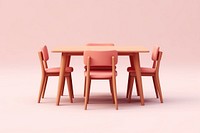 Table chair furniture wood. AI generated Image by rawpixel.