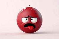 Cartoon red anthropomorphic representation. AI generated Image by rawpixel.
