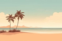 Beach landscape outdoors horizon design