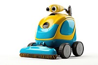 Cleaning robot white background representation. AI generated Image by rawpixel.