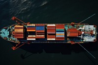 Vehicle ship transportation architecture. AI generated Image by rawpixel.