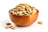 Bowl seed food wood. AI generated Image by rawpixel.