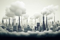 Pollution smoke city outdoors. AI generated Image by rawpixel.