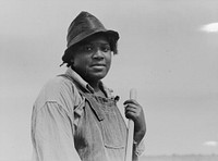 Cotton worker, New Madrid County, Missouri by Russell Lee