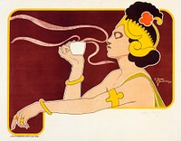 Rajah (1897), vintage woman illustration by Henri Georges Jean Isidore Meunier. Original public domain image from The Los Angeles County Museum of Art. Digitally enhanced by rawpixel.