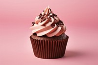 Cupcake chocolate dessert cream. 