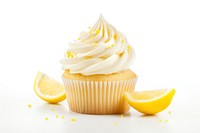 Cupcake lemon dessert fruit. AI generated Image by rawpixel.