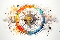 Backgrounds creativity splattered concentric. AI generated Image by rawpixel.