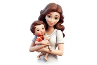 Baby cute doll toy. AI generated Image by rawpixel.