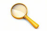 Magnifying white background circle yellow. AI generated Image by rawpixel.