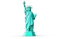 Statue sculpture white background representation. AI generated Image by rawpixel.
