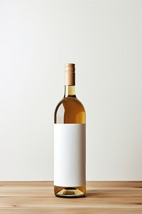 Bottle wine glass label. 