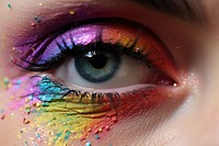 Cosmetics skin eye creativity. 