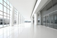 Architecture building corridor floor. 