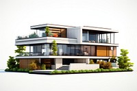 Architecture house building villa. AI generated Image by rawpixel.