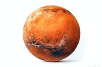 Planet sphere space white background. AI generated Image by rawpixel.