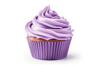 Cupcake dessert purple cream. AI generated Image by rawpixel.