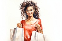 Shopping handbag adult woman. AI generated Image by rawpixel.