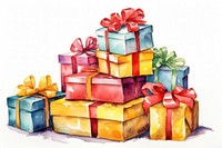 Present paper gift christmas present. AI generated Image by rawpixel.