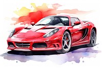 Car vehicle wheel red. AI generated Image by rawpixel.